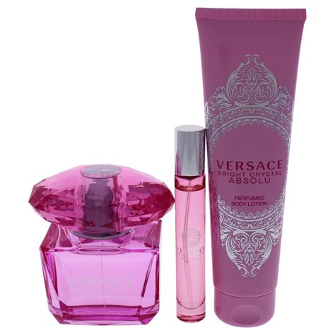 versace woman perfume gift set.